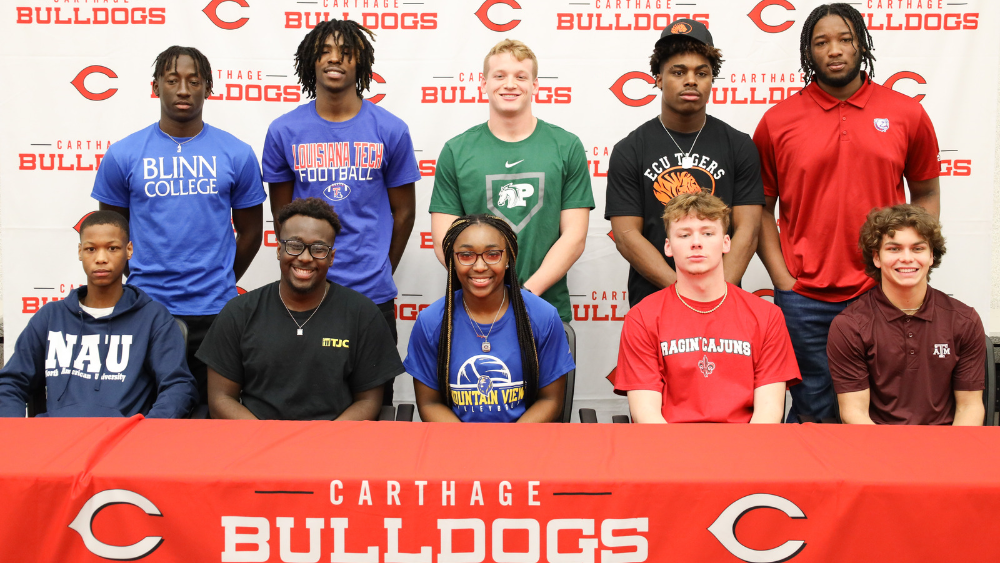 11 student-athletes sign national letters of intent