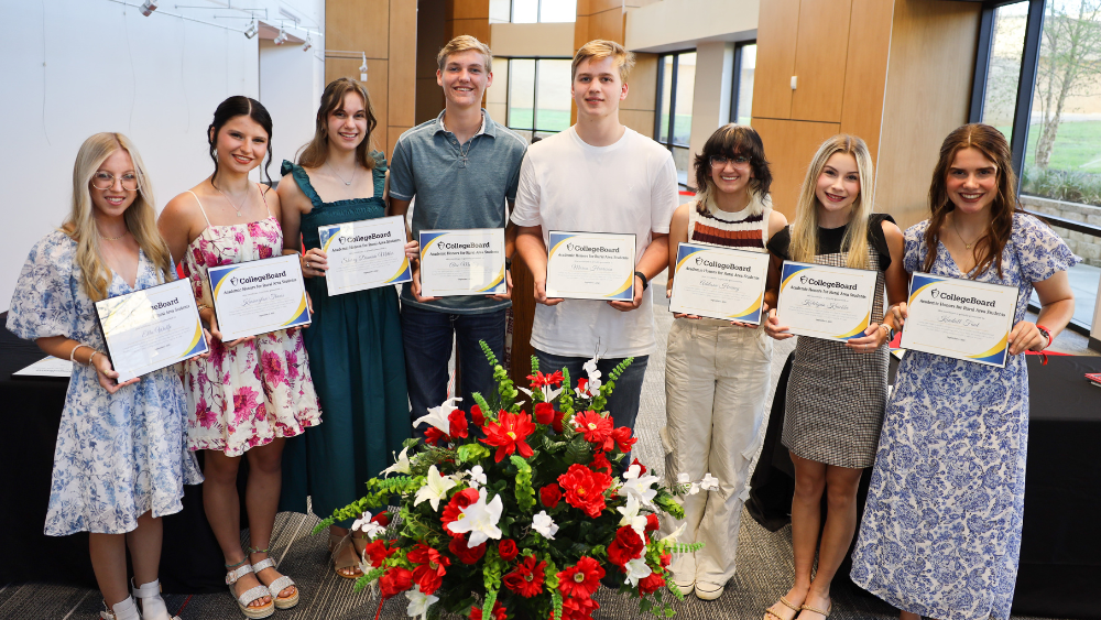 Ella Wolfe, Kensington Travis, Sherry Miller, Alec Molloy, Mason Harrison, Addison Harvey, Katelynn Kruebbe, and Kendall Fant