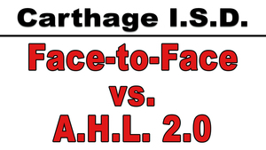 Face-to-Face Learning vs. At Home Learning Options