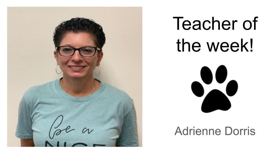 teacher of the week