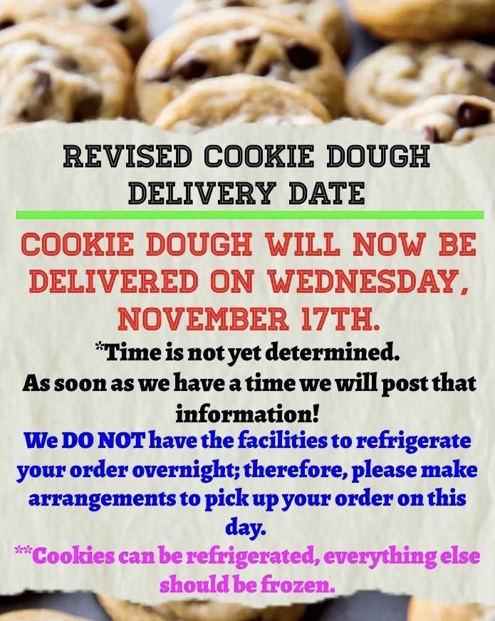 updated cookie dough info