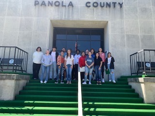 Government Class Visits Commissioners Court  