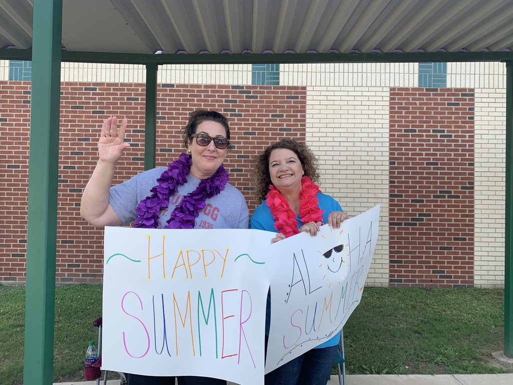 Happy summer! from Mrs. White and Mrs. Griffin!